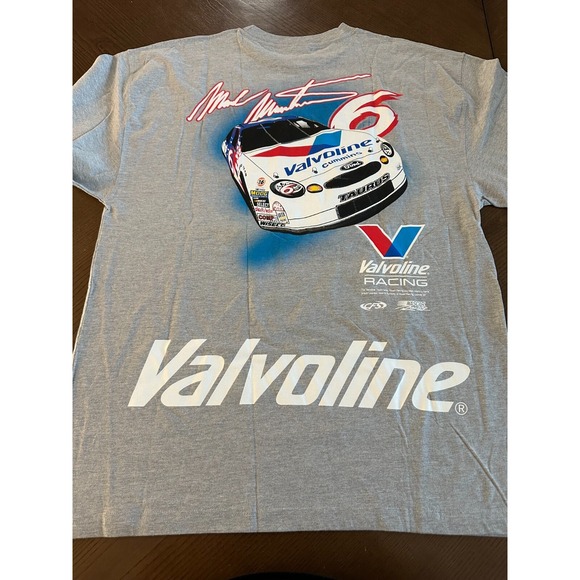 Vintage Valvoline IndyCar Racing #6‎ Mark Martin Men's XL Double Sided Shirt - Picture 3 of 7